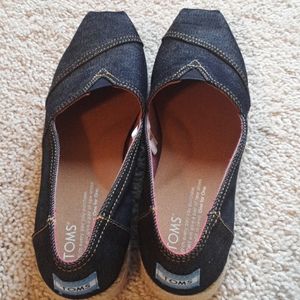 Denim Tom's slip on shoes